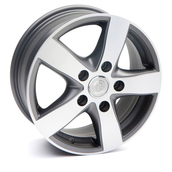 Aluminiumfelge für Fiat Ducato, anthracite polished matt