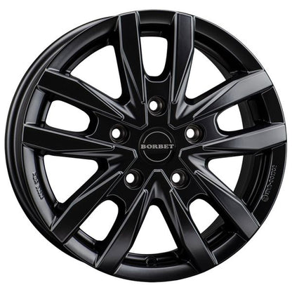 Aluminiumfelge CW5 für Fiat Ducato, 1350 kg, black matt, 6 x 16"