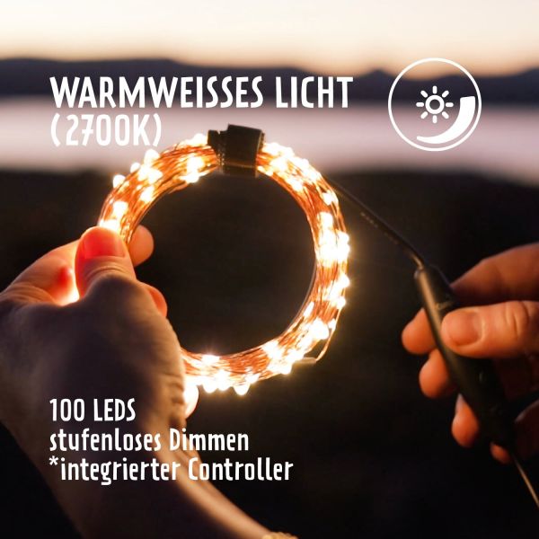 Camplight USB-Outdoor-Lichterkette