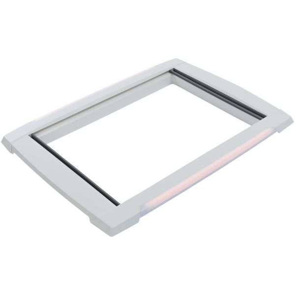 Innenrahmen MPK Dachhauben LED 700 x 500 mm, signalweiß
