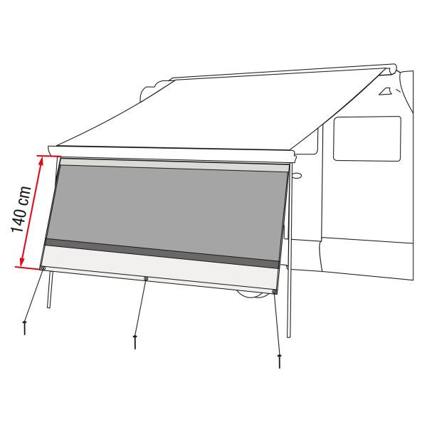 Vorderwand Blocker, 260