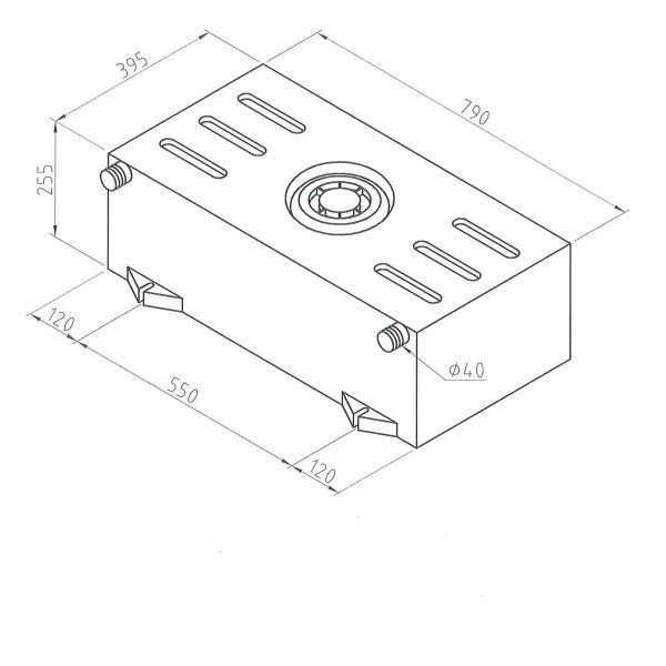 Frischwassertank 70 Typ SM 24070