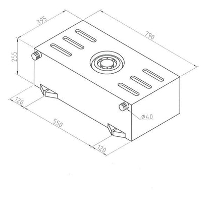 Frischwassertank 70 Typ SM 24070