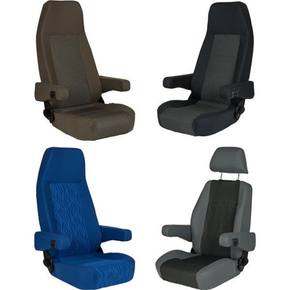 Sportcraft Pilotensitz, Tavoc grau, integrierte Nackenstütze