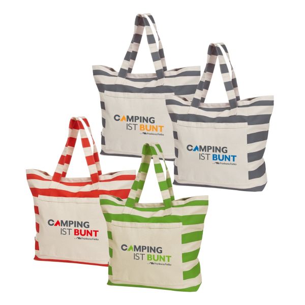 Einkaufstasche Beach Camping ist bunt
