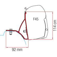 Markisenadapter Kit Renault Trafic ab 2015, für F45