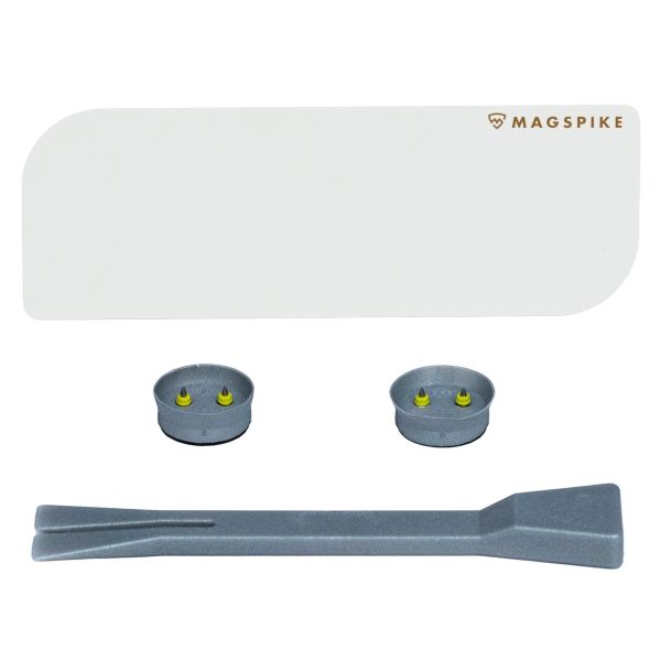 Trägerplatte mit Magnet MagSpike Set M ohne Haken, silber