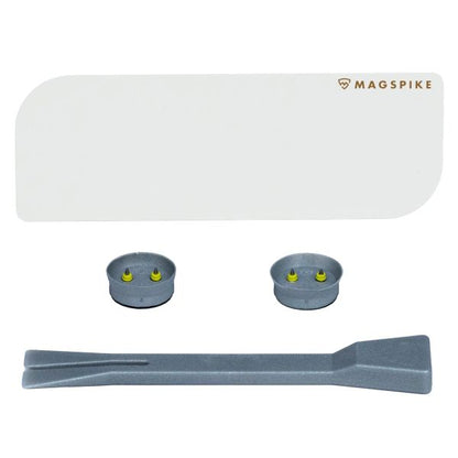 Trägerplatte mit Magnet MagSpike Set M ohne Haken, silber