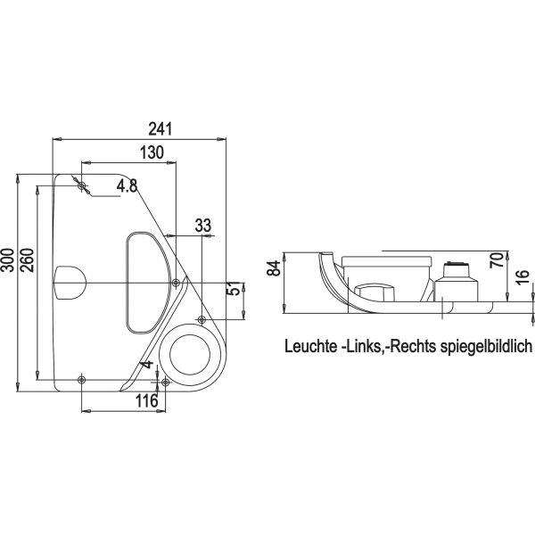 Rückfahrscheinwerfer