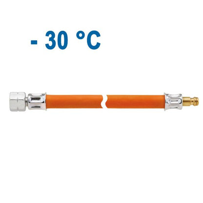 Mitteldruck-Schlauchleitung 10 bar, G 1/4 LH-ÜM x STN, 300 mm