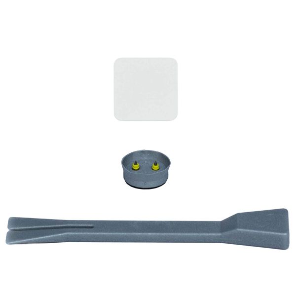 Trägerplatte mit Magnet MagSpike Set S Quadrat, weiß