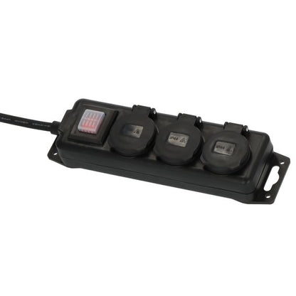 Mehrfachsteckdose 3-fach, IP44