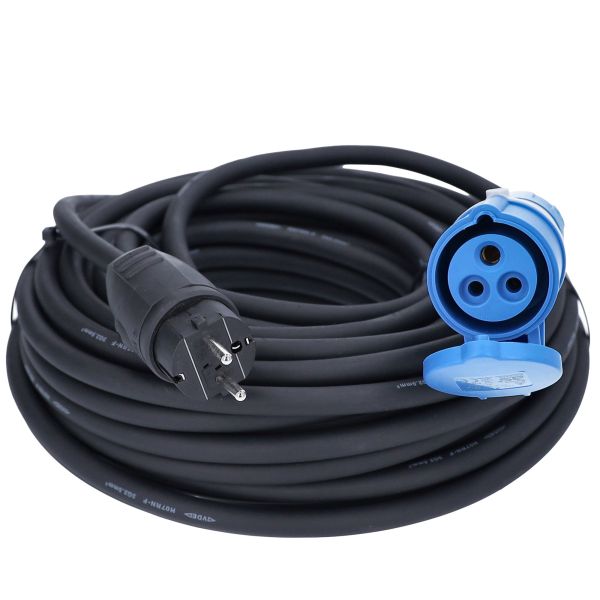 Adapterkabel Schuko/CEE, 1,5 m