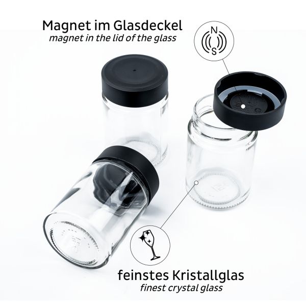 Magnetgläser Feinkost CLASSY