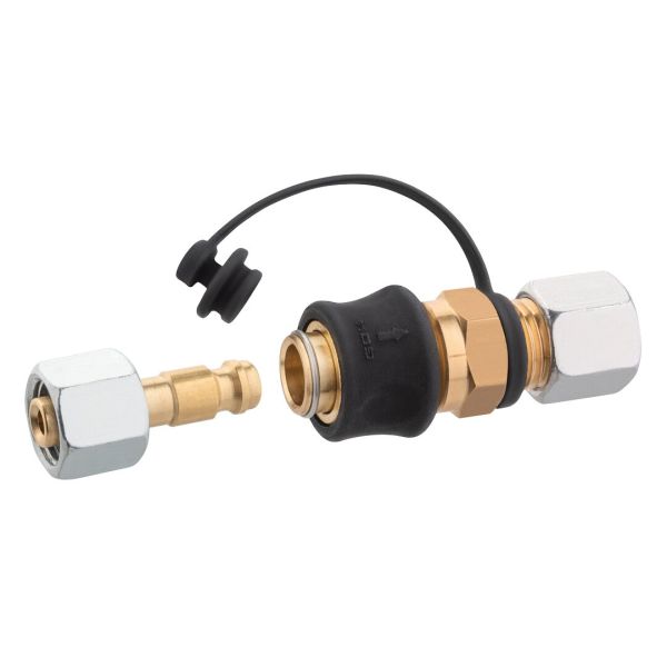 Steckkupplung Set Typ SKU-QR, G 1/4 LH-KN x SKU und 2 x STN x G 1/4 LH-ÜM