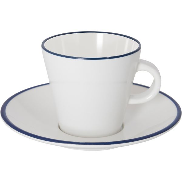 Espressoset Linea Line, blau
