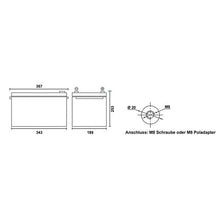 Lithium Batterie Polar, 320 Ah, Untersitz für Fiat Ducato
