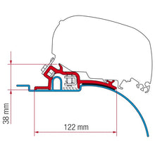 Markisenadapter Kit Fiat Ducato (≥ 1994 ≤ 2006 – Low Profile)