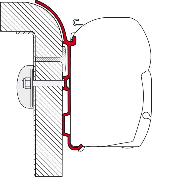 Markisenadapter Bürstner für F45