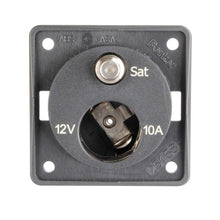 Steckdose 12 V/SAT, braun