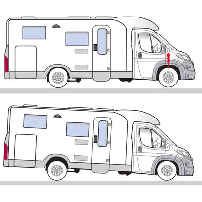 Komfortfederbein ProShock für Fiat Ducato mit Heavy-Chassis ab Bj. 2006/07