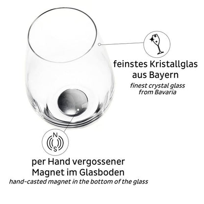 Magnet-Kristallgläser, Bierglas