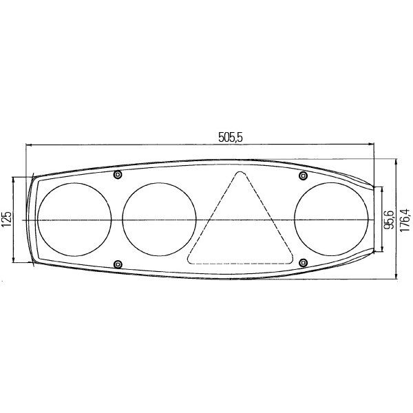 Heckleuchte Caraluna II Plus für Wohnwagen