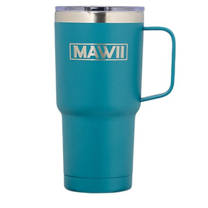 Edelstahl Becher mit Henkel, 600 ml, schwarz