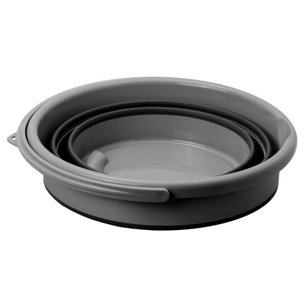 Faltbarer Eimer Drum, grau