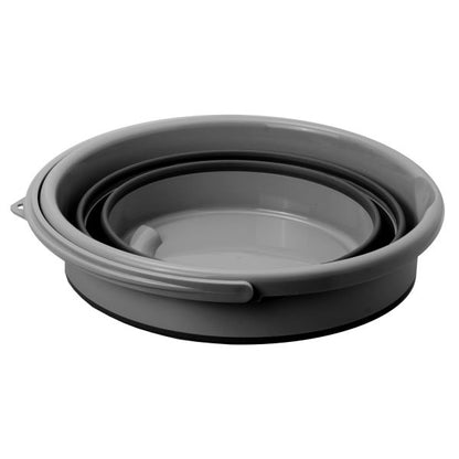 Faltbarer Eimer Drum, grau