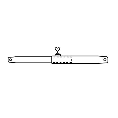 Spann- und Firststab, 150 cm, 90 cm