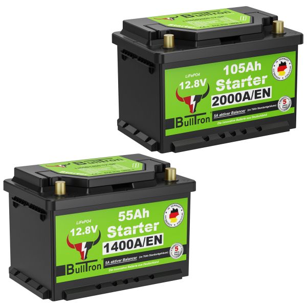 Lithium Starterbatterie, 55 Ah