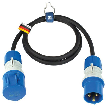 CEE-Verlängerung, 1,5 m schwarz