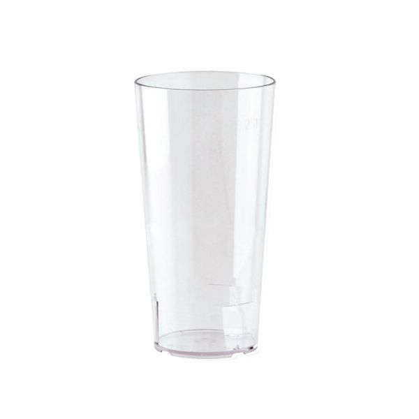 Premium-Campinggläser aus PC/SAN – glasklar, Bierkrug, 500 ml