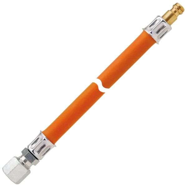 Gas-Mitteldruckschlauchleitung 10 bar RVS 8 x STN
