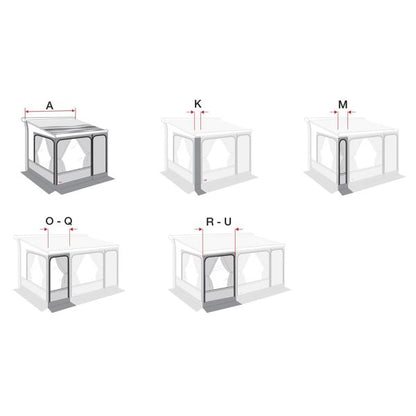 Privacy Room Frontpanele 190 – Frontwanderweiterung