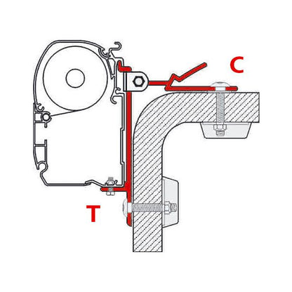 Markisenadapter C-Adapter