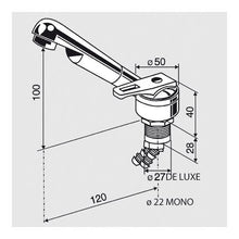 Einhebelmischer Keramik De Luxe