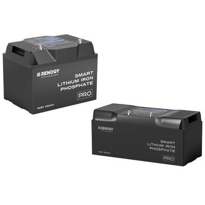 Lithium Batterie LiFePO4 Pro mit Bluetooth und Selbstheizung 100 Ah