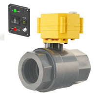 Kugelhahnventil 12 V GrauGELB® Entleerungssystem