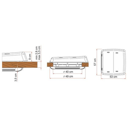 Dachhaube Vent F Pro