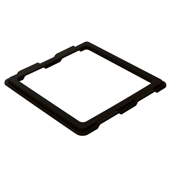 Adapterrahmen, hinten, 700 x 500 mm, schwarz