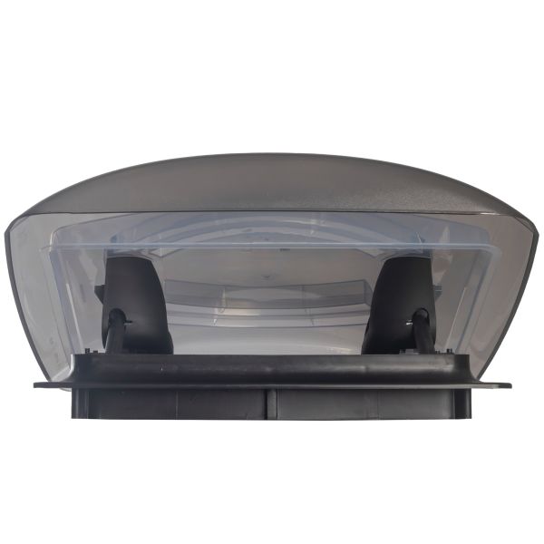 Dachhaube VisionVent S pro mit Fliegengitter und Verdunkelung, cremeweiß