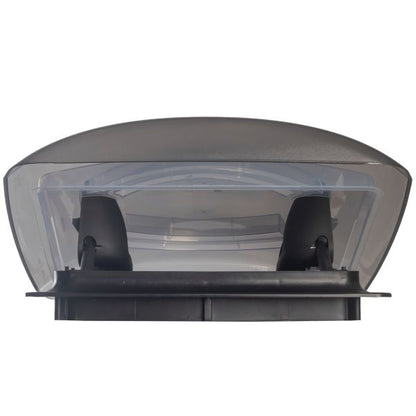 Dachhaube VisionVent S pro mit Fliegengitter und Verdunkelung, cremeweiß