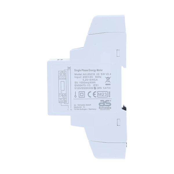 Hutschienen-Wechselstromzähler 230 V Reiheneinbaugerät, 1-phasig