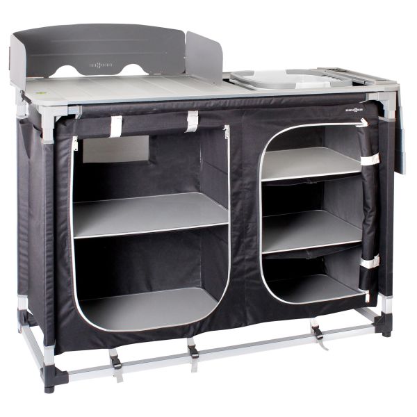 Campingschrank Azabache, schwarz, Azabache CT Square