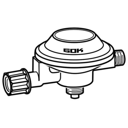 Niederdruckregler Camping GAZ X G 1/4 LH-KN, 29 mbar