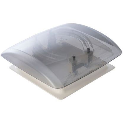 Dachhaube VisionVent S eco mit Fliegengitter und Verdunkelung, cremeweiß