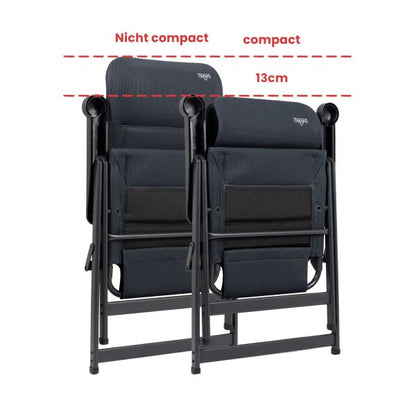 Campingstuhl AP/241 Air-Deluxe Compact XXL schwarz