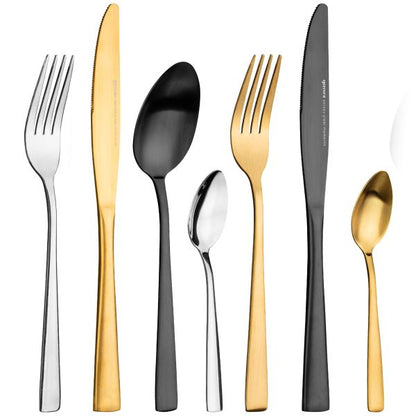 Besteckset Edelstahl, silber